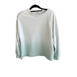Rails Reeves Women's Ombre Green Sweatshirt Size Large